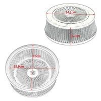 ราคา Δ Harley Dyna Softail Touring Sports XL Road King มอเตอร์ไซด์กรองอากาศไส (29865855976)