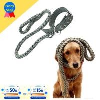 ราคา (มีโค้ดลดเพิ่ม แข็งแรง คุณภาพดี ) ปลอกคอ สายจูง สุนัข หมา สุนัขใหญ่ เชือกจูง โกลเด้น ไซบีเรียน บางแก้ว (554722165)