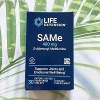 ราคา เอส อะดีโนซิล SAMe S-Adenosyl-Methionine 400 mg 30/ or 60 Enteric Coated Tablets (Life Extension®) (11310062879)