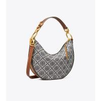 ราคา MeBrandOutler งาน Shop รุ่นยอดฮิต TORY BURCH 138883 T MONOGRAM MINI CRESCENT งานแท้100% งานหิ้วUSA (19772560017)