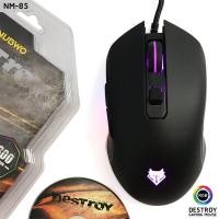 ราคา NUBWO รุ่น Destroy NM-85 มีไฟ RGB เมาส์ มาโคร 6 ปุ่ม Black สีดำ รับประกัน 6 เดือน (5536838933)