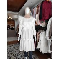 ราคา GIANISA / KYRA TUNIC / TUNIC CORNSKIN MIX TULLE POLCADOT / มือยาง (9632267976)