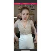 ราคา WHITE GARDEN สินค้ามือสองงานป้าย#ชุดจั๊มขายาว (23160717111)