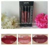 ราคา NYX Liquid Suede Cream Lipstick Set 03 (286472755)