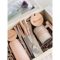 ราคา Handmade Special Set เลือกจับเซตได้ 3 อย่าง แก้ว เซตช้อนส้อมตะเกียบ สลักชื่อฟรี ของขวัญสำหรับผู้ใหญ่ (18650421472)