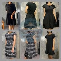 ราคา เดรสมือสองโทนสีขาวดำ (22180113974)