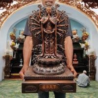 ราคา พระโพธิสัตว์กวนอิมปางพันกร องค์ใหญ่สูง 20 นิ้ว (26910611895)
