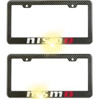 ราคา กรอบป้ายทะเบียนคาร์บอนไฟเบอร์ 2X รถสปอร์ตพาวเวอร์สําหรับรถยนต์ Nismo, พลาสติก (26293717088)