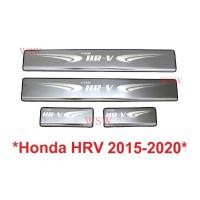 ราคา ชายบันได สคัพเพลท Honda HRV 2015 - 2022 สแตนเลส ฮอนด้า เอชอาร์วี คิ้วกันรอยขอบประตู ชายบันไดประตู กันรอยประตู (26373805707)