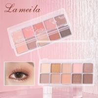ราคา YOTAI ❤️LAMEILA❤️ อายแชโดว์ พาเลทอายแชโดว์ 10 สี เนื้อใยไหม เนื้อแมท ประกายชิมเมอร์ กลิตเตอร์ สีสวย กันน้ํา ติดทนนาน (51355680453)