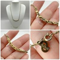ราคา สร้อยคอสไตล์วินเทจ แบรนด์ดัง ยาว 15.5 นิ้ว สินค้าจากญี่ปุ่นมือสอง (26094060970)
