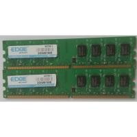 ราคา Pack 2 EDGE (Chip ELPIDA) 4GB(2x2GB) 2Rx8 PC2-6400 DDR2-800MHz 240Pin สำหรับเครื่องคอมพิวเตอร์ PC (1194770415)