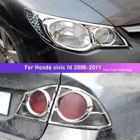 ราคา ไฟหน้าไฟท้ายสําหรับ Honda civic 2006 2007 2008 2009 2010 2011 FD รถ Body Light โคมไฟกรอบจัดแต่งทรงผม ABS Chrome ฝาครอบ Trim รถอุปกรณ์เสริม (22570514753)