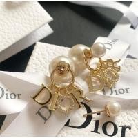 ราคา ต่างหูมุกทับหลังห้อยตัวอักษรดิออร์สีทองสไตล์Dior งาน Original Grade งาน 1:1 งานสวยมากค่ะ (7761696590)