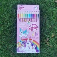 ราคา ดินสอสีไม้ มี 12 สี 12 แท่งในกล่อง ลายม้าน้อยโพนี่ (18532514341)