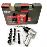 ราคา ชุดบล็อกลม Niko 4หุน บล็อกลม Air Impact Wrench ของแท้ มีน้ำมันลม..แถม (829134063)