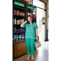 ราคา กางเกงทรงChill #สีแฟนซีเขียวมิ้นเข้ม (28268127109)