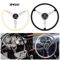 ราคา 【SPEED】พวงมาลัย 400 มม. 15 3/4 นิ้ว 3 ซี่ สีดํา สําหรับ Porsche 356 A B C 1950-1966 (51350359291)