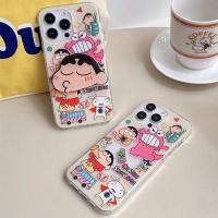 ราคา พร้อมส่งจากไทย เคสโทรศัพท์มือถือ แบบนิ่ม ลายการ์ตูนชินจัง พร้อมขาตั้งลายชินจัง สำหรับ Iphone 13 Pro (27361431842)
