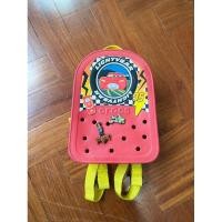 ราคา กระเป๋าเป้เด็ก Croc สีแดง ของแท้ มือสอง กระเป๋าสะพายหลังเด็ก (15598031968)