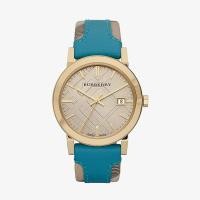 ราคา Burberry นาฬิกาข้อมือ Nova Check Beige Dial Blue รุ่น BU9018 (6135949090)