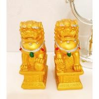 ราคา Titanium ตุ๊กตาปูนปั้น สิงห์คู่ใหญ่ 2 ตัว(สีทอง) (43052208695)