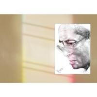 ราคา ภาพวาดในหลวงรัชกาลที่ 9 ภาพวาดลายเส้นดินสอ ภาพที่ 67 / 89 R-09-067 (23612364385)