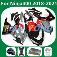 ราคา For Ninja400 2018-2019-2020-2021-2022 Motorcycle Full Fairing Kit Red Gray Gradient Fit Ninja 400 C (41476908079)
