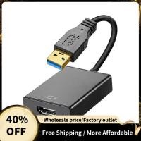 ราคา อะแดปเตอร์ที่รองรับ USB เป็น HDMI USB 3.0/2.0 ถึงอะแดปเตอร์ที่รองรับ HDMI อะแดปเตอร์ USB เป็น HDMI 1080P HD Multi-Display วิดีโอเสียงสายเคเบิลกราฟิก (29122517940)