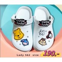 ราคา รองเท้าแตะหัวโตทรงCross ลายดิสนีย์แท้ (12940435703)