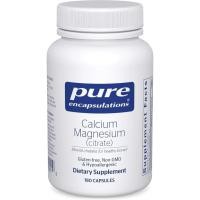 ราคา Encapsulations Pure Magnesium (Citrate) - 240 g Calcium & 240 g Magnesium - Bone Health Support - & Vegan - 180 แคปซูล (56454200373)