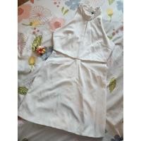 ราคา เดรสสั้น nittaya สีขาว เซ็กซี่ โชว์ร่อง ไซส์ M มือสอง (27416403710)