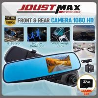 ราคา ด้านหน้าและด้านหลัง Dual Channel Recording Car Cam DashCam Video DVR Dual Lens Video Recorders 1080p HD กล้อง Kamera Kereta (44404999511)