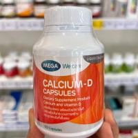 ราคา MEGA We care เมก้าวีแคร์ Calcium-D (60 's) แคลเซียม-ดี 60 เม็ด (29119466324)