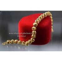 ราคา สร้อยข้อมือทอง ชุปทอง 24K ขนาด 18 ซม. ตัดสายได้ (2740240012)