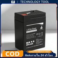 ราคา CODรับประกัน 2 ปี แบตเตอรี่ แห้ง 6V 4.5AH ไฟฉุกเฉิน รถไฟฟ้าตาชั่ง สำรองไฟ UPS แบตเตอรี่รถเด็ก รถแบตเตอรี่ แบตเ (55156970582)