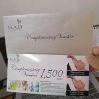ราคา Gift Voucher M.A.D skincare บัตรกำนันทำหน้า ถูกสุดในชอปปี้ (1892603284)
