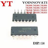ราคา 100pcs SN74LS00N SN74LS02N SN74LS04N 74LS00 74LS02 74LS04 74LS08 74LS06 74LS07 74LS10 74LS11 74LS14 74LS27 74LS30 74LS32 (19443968825)