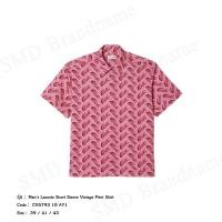 ราคา Lacoste เสื้อเชิ้ต รุ่น Men's Lacoste Short Sleeve Vintage Print Shirt Code: CH5793 10 AY1 (27869706992)