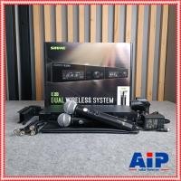 ราคา SHURE SLXD24DA/SM58-M55 ไมค์ลอย2ตัว ไมค์ลอย มือถือคู่ แบบดิจิตอล 24 บิต คลื่นความถี่ 694-703 MHz และ 748-758 MHz เอไอ... (23136993398)