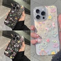 ราคา เคสสำหรับไอโฟน14 CODที่ไทย การ์ตูนภาพสดใส เคสมือถือใสนิ่มกลิตเตอร์วาว For IPhone16 15 14 11 12 13Pro Max 6/7/8Plus XR XS (45954729697)