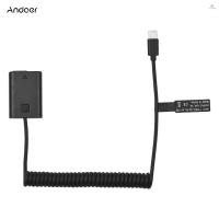 ราคา Andoer NP-FW50 อะแดปเตอร์คัปเปลอร์แบตเตอรี่ดัมมี่ USB-C พร้อมสายพาวเวอร์ USB Type-C แบบเปลี่ยน สําหรับ Sony Alpha A5000 A5100 A6000 A6300 A6400 A6500 A7II A7RII A7SII A7 A7S (14078685301)