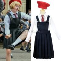 ราคา Roald Dahls Matilda The Musical Hortensia Matilda คอสเพลย์เครื่องแต่งกายขนาดเล็กสาวกระโปรงแขวนชุดฮาโลวีน Matilda ชุด (50056865906)