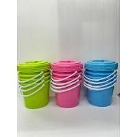 ราคา ถังน้ำแข็ง มีฝาปิด 1 แกลลอน ถังน้ำพลาสติก สีสดใส ถังน้ำแข็ง (คละสี) (29338170252)