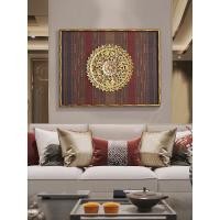 ราคา ประเทศไทยเอเชียตะวันออกเฉียงใต้ไม้แกะสลักภาพวาดทางกายภาพสไตล์ไทยสปาร้านนวดภาพวาดตกแต่งห้องนั่งเล่นโซฟาพื้นหลังผนังจิตรกรรม (45302246017)