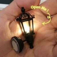 ราคา โคมไฟจิ๋ว ดีไซน์ไฟภายนอก ประดับบ้านตุ๊กตา ตกแต่งห้อง (706197335)