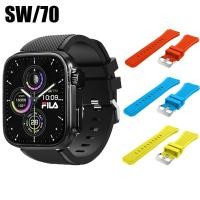 ราคา For FILA SW/70 Smart watch สมาร์ทสายนาฬิกาซิลิโคนนุ่มกีฬาผู้หญิงผู้ชายวงสายรัดข้อมือกลางแจ้ง (47355875608)