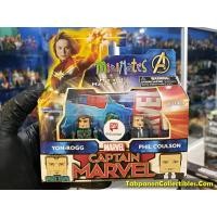 ราคา Minimates Marvel Captain Marvel Movie Yon-Rogg and Phil Coulson (Walgreens Exclusive) (22060496657)