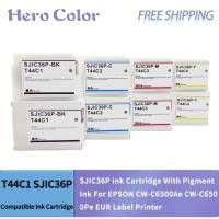 ราคา Compatible T44C1 T44C2 T44C3 T44C4 SJIC36P ink Cartridge With Pigment Ink For Epson CW-C6500Ae CW-C (56706116710)