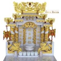 ราคา ศาลตี่จู้เอี๊ยะหินอ่อน 35นิ้ว 888 รุ่นท็อปสุดลงทอง (หินอ่อนแท้100%ทั้งชุด) (2818649113)